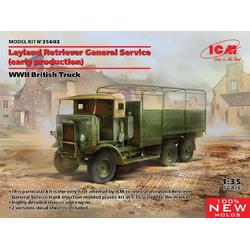 1:35 ICM 35602 Leyland Retriever General Service (early) WWII British Truck Plastic kit