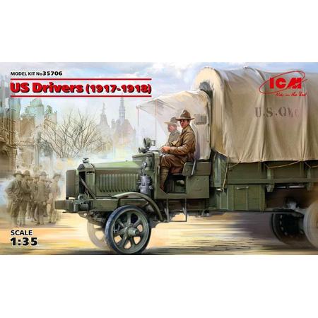 1:35 ICM 35706 US Drivers (1917-1918) (2 figures) Plastic kit