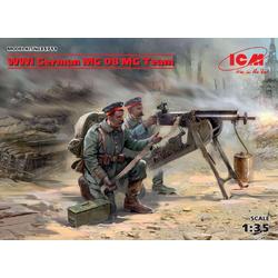 1:35 ICM 35711 WWI German MG08 MG Team (2 figures) Plastic kit