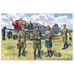 1:48 ICM 48084 Soviet Air Force Pilots and Ground Personnel (1943-1945) Plastic kit
