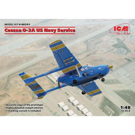 1:48 ICM 48291 Cessna O-2A US Navy Service Plastic kit