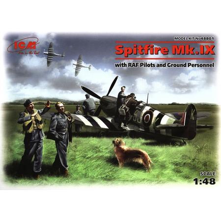 ICM Spitfire Mk.IX with RAF Pilots and Ground Personnel
