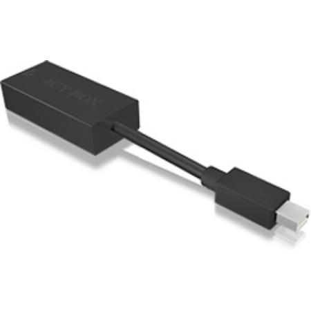ICY BOX IB-AC504 Mini DisplayPort VGA Zwart kabeladapter/verloopstukje