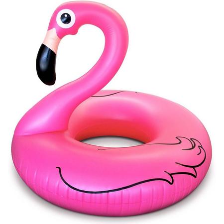 IGGI Flamingo - Zwemband - Opblaasbaar - Roze - 90 cm