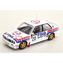 BMW M3 (E30) FIna - Marc Duez - 1000 meren Rally Finland 1989 - Ixo modelauto 1:18