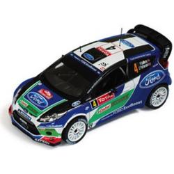 Ixo miniatuur auto - Ford Fiesta WRC - Solberg Patterson - Rallye Monte Carlo 2012 - Schaal 1:43