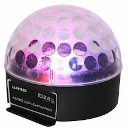 Led discolamp muziekgestuurde kleuren bal (LL081LED)