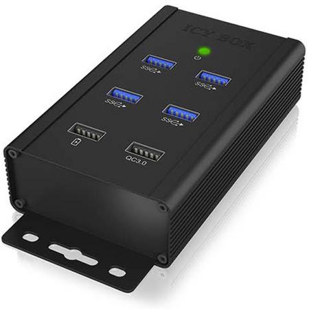 4-Port Hub USB 3.0 Black