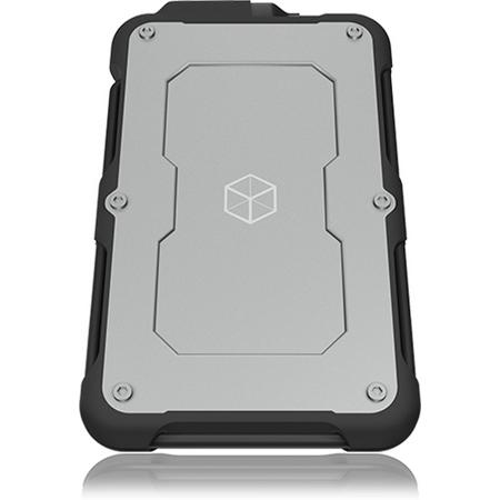 ICY BOX IB-287-C31 HDD-/SSD-behuizing 2.5 Zwart, Zilver