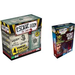 Spellenbundel - Escape Room - 2 Stuks - The Game basisspel 2 & Uitbreiding Secret Agent