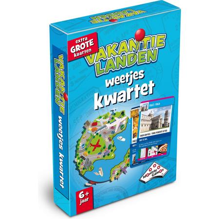 Vakantielanden Weetjeskwartet - Kaartspel - Special Edition