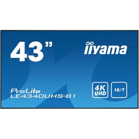 Iiyama LE4340UHS-B1 - 4K LED Monitor (43 inch)