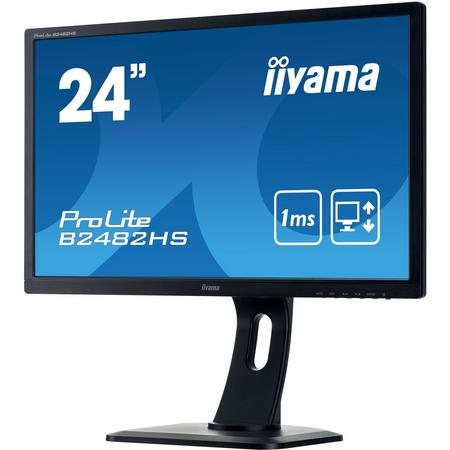 iiyama ProLite B2482HS-B1 computer monitor 61 cm (24) Full HD LED Flat Mat Zwart