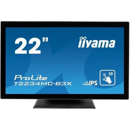 iiyama ProLite T2234MC-B3X 21.5 1920 x 1080Pixels Multi-touch Zwart touch screen-monitor
