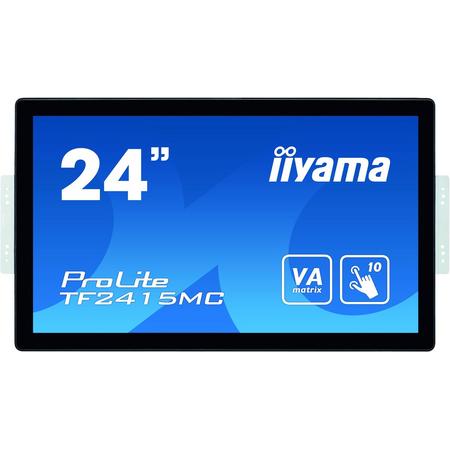 iiyama ProLite TF2415MC-B2 touch screen-monitor 60,5 cm (23.8) 1920 x 1080 Pixels Zwart Multi-touch Multi-gebruiker