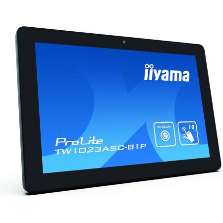 iiyama ProLite TW1023ASC-B1P touch screen-monitor 25,6 cm (10.1) 1280 x 800 Pixels Zwart Multi-touch Multi-gebruiker