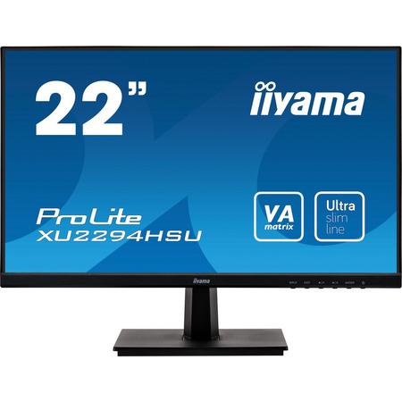iiyama ProLite XU2294HSU-B1 LED display 54,6 cm (21.5) 1920 x 1080 Pixels Full HD Flat Mat Zwart