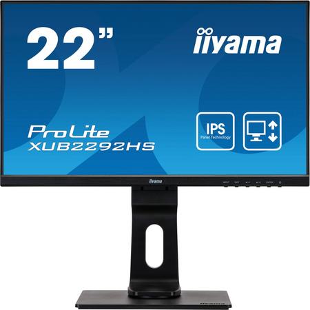 iiyama ProLite XUB2292HS-B1 LED display 54,6 cm (21.5) Full HD Flat Zwart