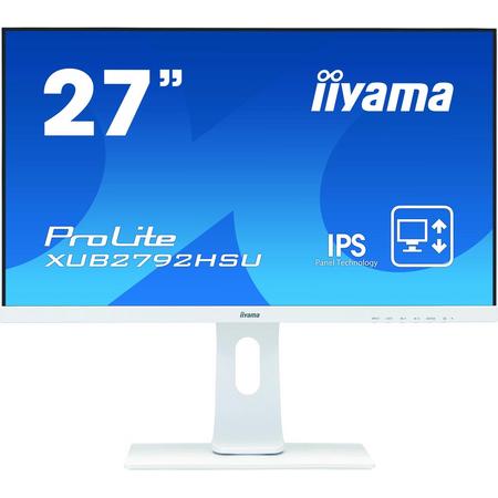 iiyama ProLite XUB2792HSU-W1 computer monitor 68,6 cm (27) 1920 x 1080 Pixels Full HD LED Wit