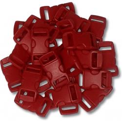 Ilènne - Paracord sluiting - Rood - plastic - 25 stuks - voor armband