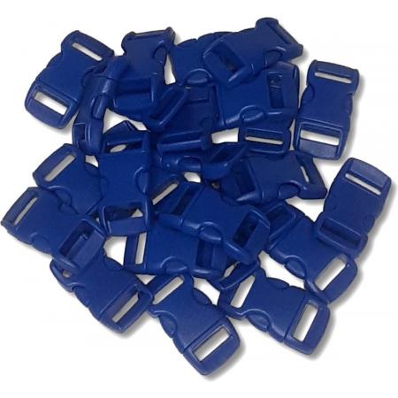 Ilènne - Paracord sluiting - blauw - plastic - 25 stuks - voor armband