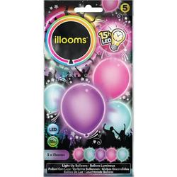 Illooms LED Ballonnen Girlie - 5 Stuks