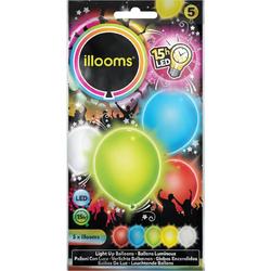 Illooms LED Ballonnen Mixed - 5 Stuks