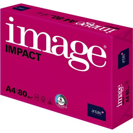 Kopieerpapier Image Impact A4 80gr wit 500vel - 5 stuks