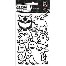   Stickervel Glow In The Dark Papier Zwart/wit 20 Stuks
