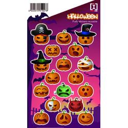   Stickervel Halloween Pumpkin Junior 19 X 11 Cm Pvc