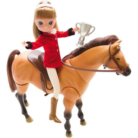 Imaginarium VALENTINA HORSE - Meisjespop met Paard - Inclusief Accessoires