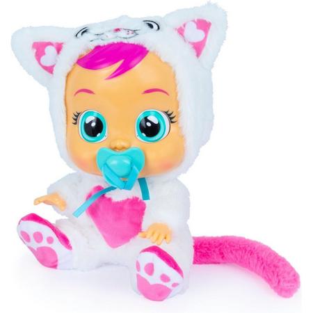 IMC Toys Cry Babies Daisy Crying Baby, Cat Jumpsuit