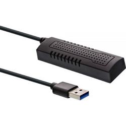 InLine 0.9m, USB3.1/SATA USB 3.1-C SATA III Zwart kabeladapter/verloopstukje