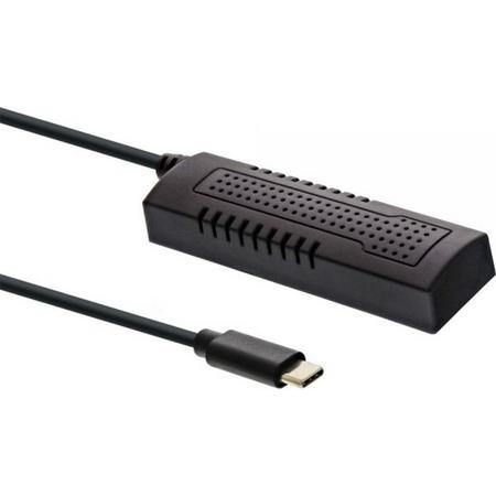 InLine 0.9m, USB3.1/SATA USB 3.1-C SATA III Zwart kabeladapter/verloopstukje