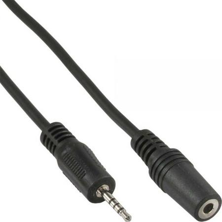 InLine 2,5mm Jack 4-polig (m) - 3,5mm Jack 4-polig (v) kabel - 1 meter