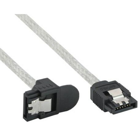 InLine 27303X 0.3m Transparant SATA-kabel