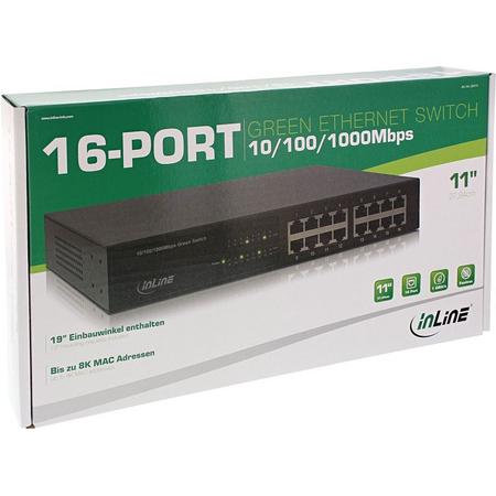 InLine 32311I netwerk-switch Gigabit Ethernet (10/100/1000) Zwart