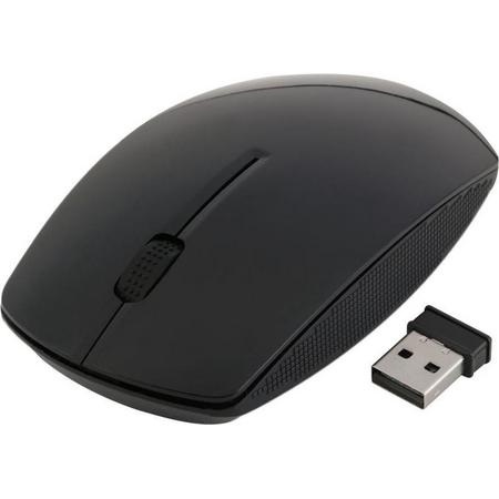 2.4G muis USB draadloze voor PC Laptop computer G-196 - zwart