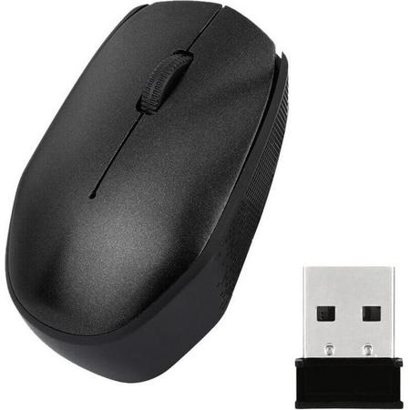 Draadloze optische muis G218 PC Laptop Maus Mouse 1600DPI zwart