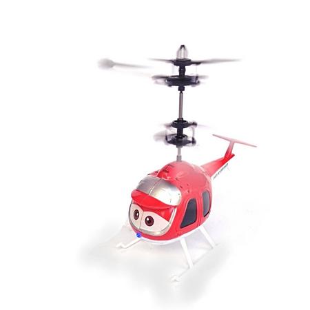Hand inductie helikopter rood