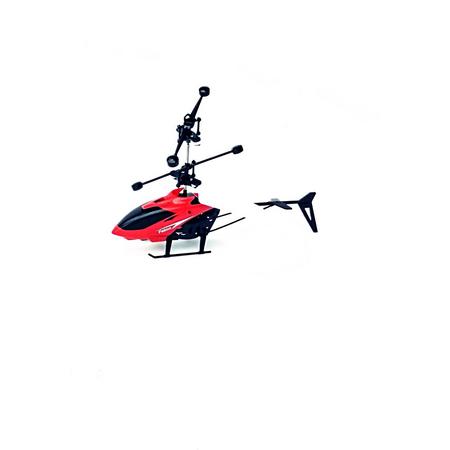 Hand inductie helikopter rood