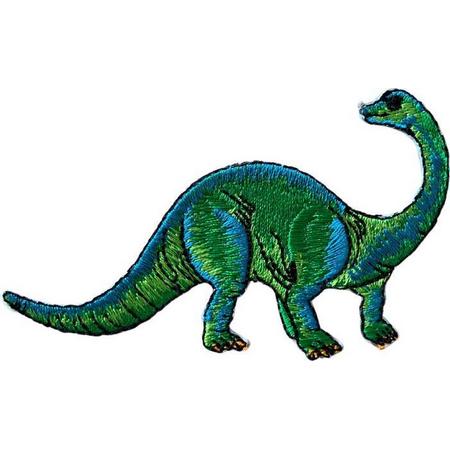 Dino - Dinosaurus strijk embleem - patch - patches - stof & strijk applicatie