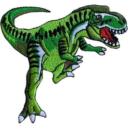 Dinosaurus Tyrannasaurus strijk embleem - patch - patches - stof & strijk applicatie