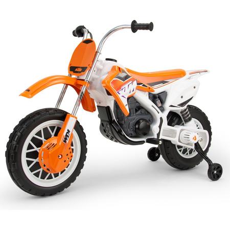 Injusa KTM Crossmotor accuvoertuig 12v Oranje