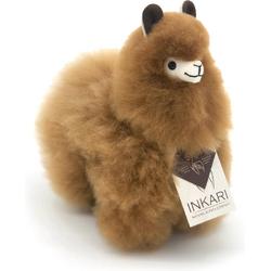 Alpaca Knuffel - Hazelnut - Klein - 23 cm - Alpacawol - Handgemaakt, Natuurlijk & Fairtrade - Allergie-vrij