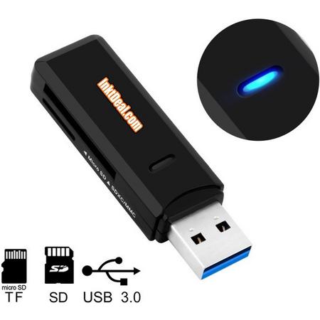 USB 3.0 Multifunctionele Micro SD en SD Kaartlezer / Mini Cardreader