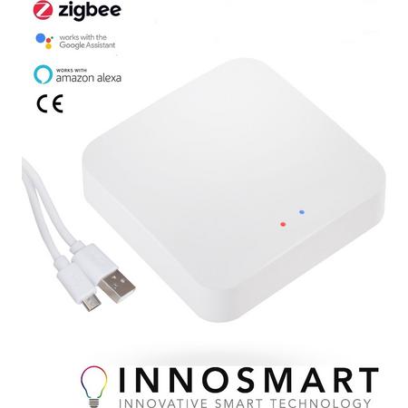 Innosmart Zigbee Hub - Slimme verlichting - Google en Alexa gestuurd - Gateway - Bridge - Innosmart accessoire - Wit