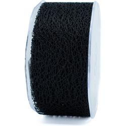 zwart lint - 5 cm breed weblint - 20 meter lang voor het inpakken van cadeaus