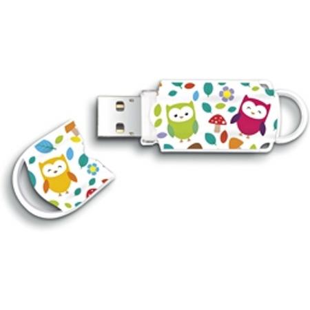 Integral 16GB Owls USB flash drive USB Type-A 2.0 Multi kleuren