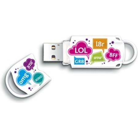 Integral 16GB Txt USB flash drive USB Type-A 2.0 Multi kleuren